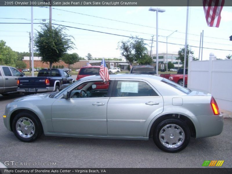 Satin Jade Pearl / Dark Slate Gray/Light Graystone 2005 Chrysler 300 Limited