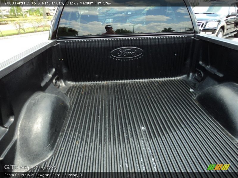 Black / Medium Flint Grey 2008 Ford F150 STX Regular Cab