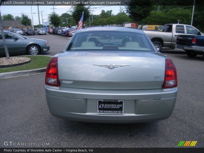 Satin Jade Pearl / Dark Slate Gray/Light Graystone 2005 Chrysler 300 Limited