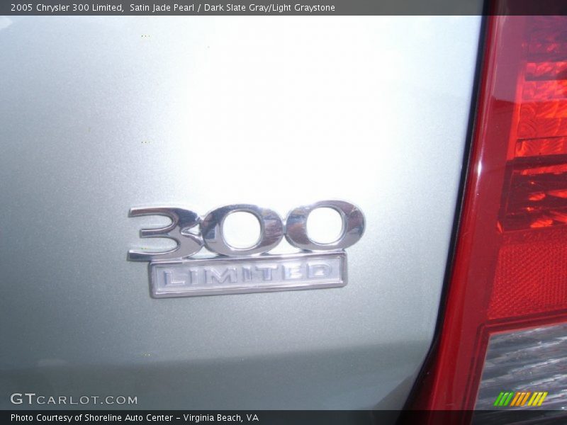 Satin Jade Pearl / Dark Slate Gray/Light Graystone 2005 Chrysler 300 Limited