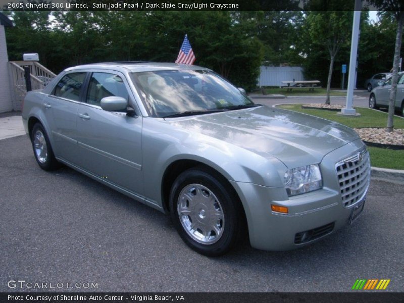 Satin Jade Pearl / Dark Slate Gray/Light Graystone 2005 Chrysler 300 Limited