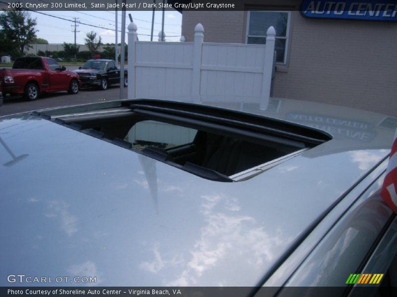 Satin Jade Pearl / Dark Slate Gray/Light Graystone 2005 Chrysler 300 Limited