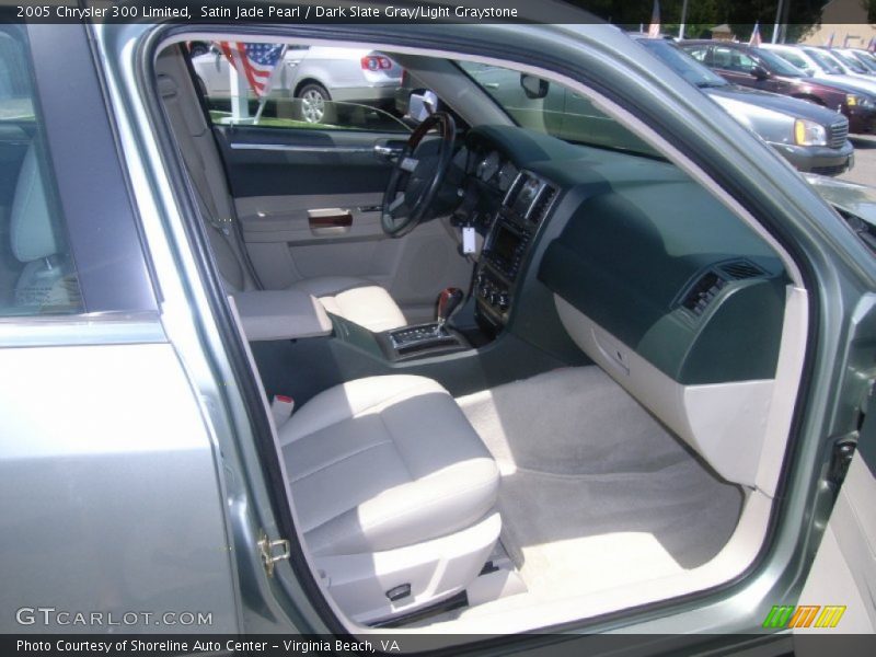 Satin Jade Pearl / Dark Slate Gray/Light Graystone 2005 Chrysler 300 Limited