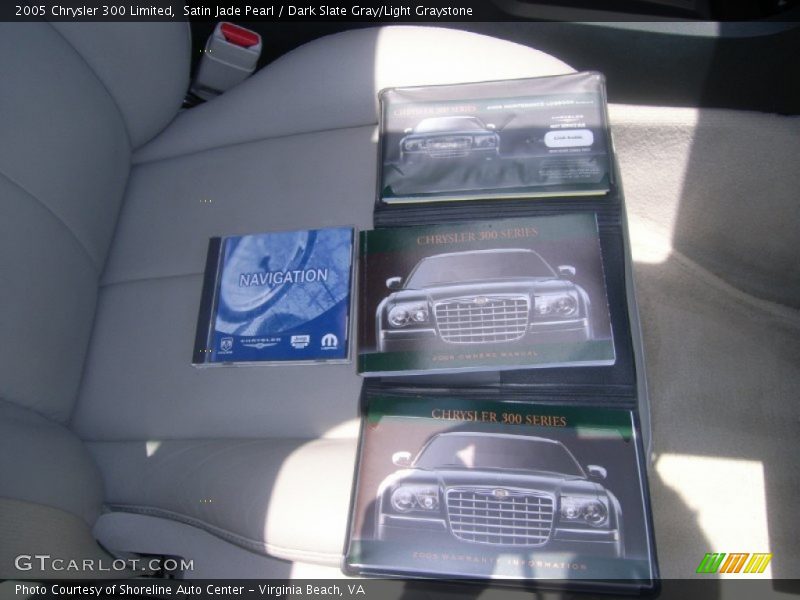 Satin Jade Pearl / Dark Slate Gray/Light Graystone 2005 Chrysler 300 Limited