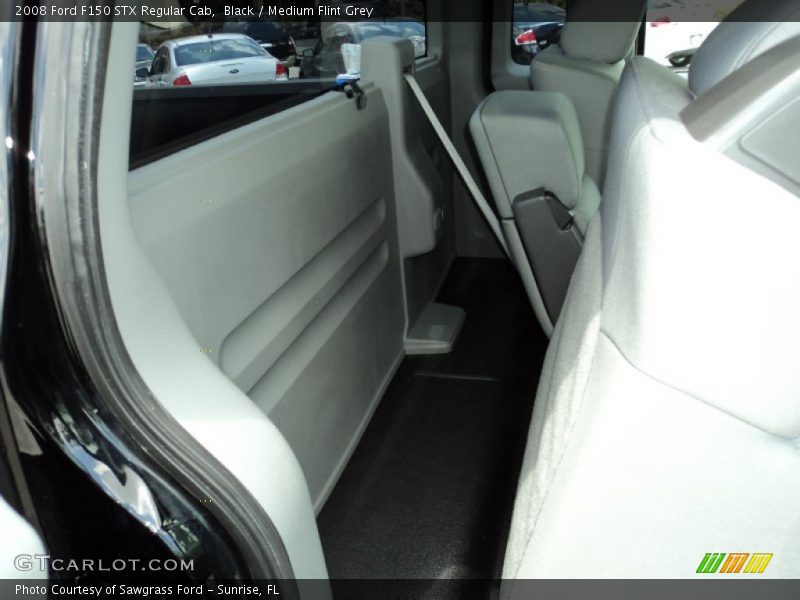 Black / Medium Flint Grey 2008 Ford F150 STX Regular Cab