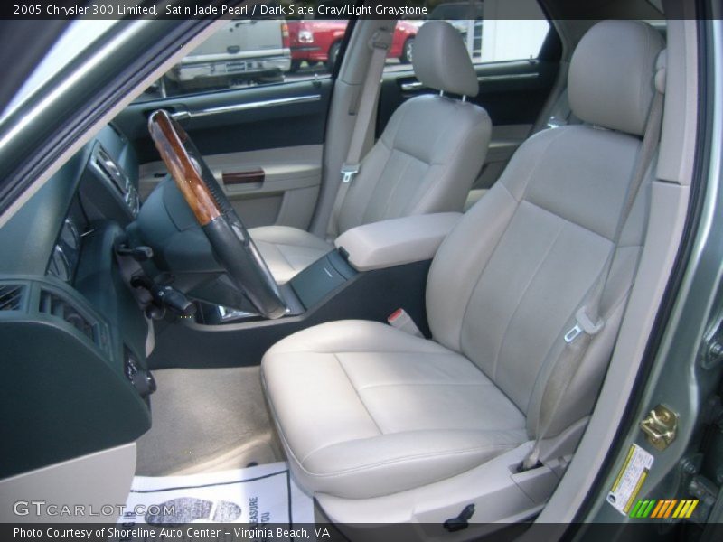 Satin Jade Pearl / Dark Slate Gray/Light Graystone 2005 Chrysler 300 Limited