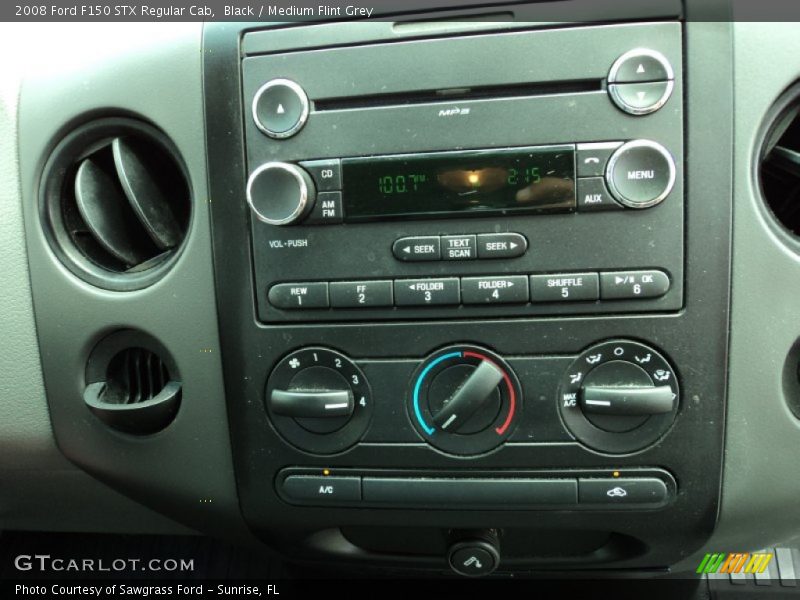 Black / Medium Flint Grey 2008 Ford F150 STX Regular Cab
