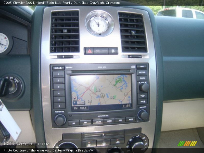 Satin Jade Pearl / Dark Slate Gray/Light Graystone 2005 Chrysler 300 Limited
