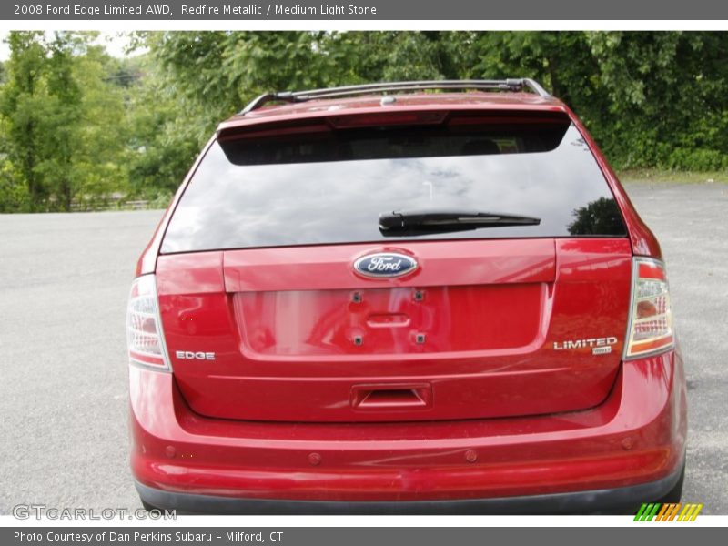 Redfire Metallic / Medium Light Stone 2008 Ford Edge Limited AWD