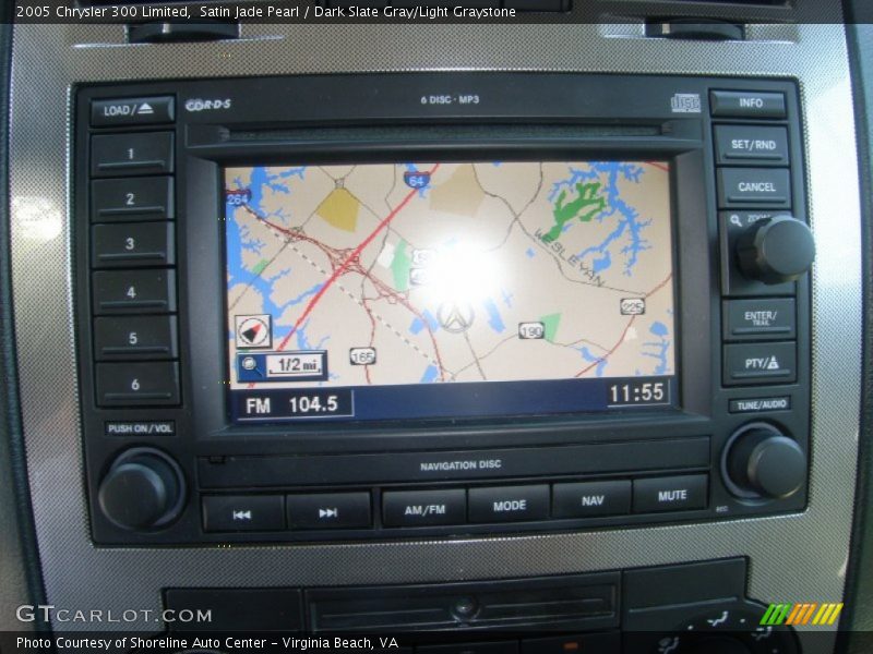 Satin Jade Pearl / Dark Slate Gray/Light Graystone 2005 Chrysler 300 Limited