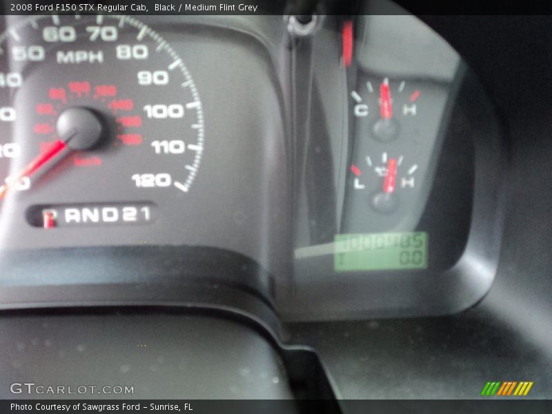 Black / Medium Flint Grey 2008 Ford F150 STX Regular Cab