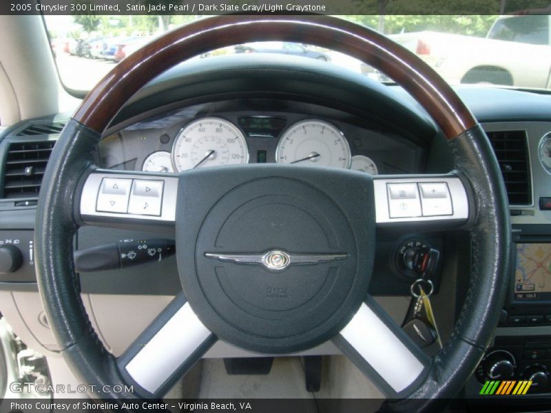 Satin Jade Pearl / Dark Slate Gray/Light Graystone 2005 Chrysler 300 Limited