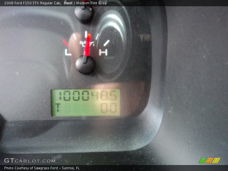 Black / Medium Flint Grey 2008 Ford F150 STX Regular Cab