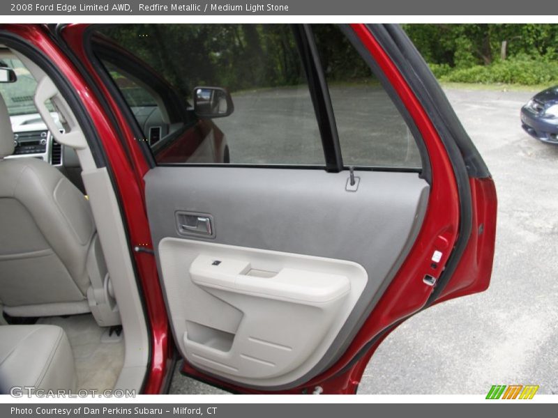 Redfire Metallic / Medium Light Stone 2008 Ford Edge Limited AWD