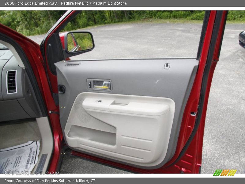 Redfire Metallic / Medium Light Stone 2008 Ford Edge Limited AWD