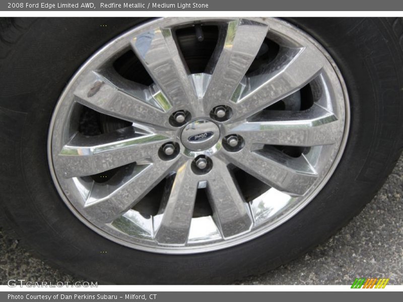 Redfire Metallic / Medium Light Stone 2008 Ford Edge Limited AWD