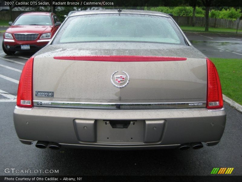 Radiant Bronze / Cashmere/Cocoa 2007 Cadillac DTS Sedan
