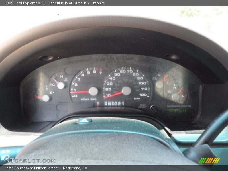 Dark Blue Pearl Metallic / Graphite 2005 Ford Explorer XLT