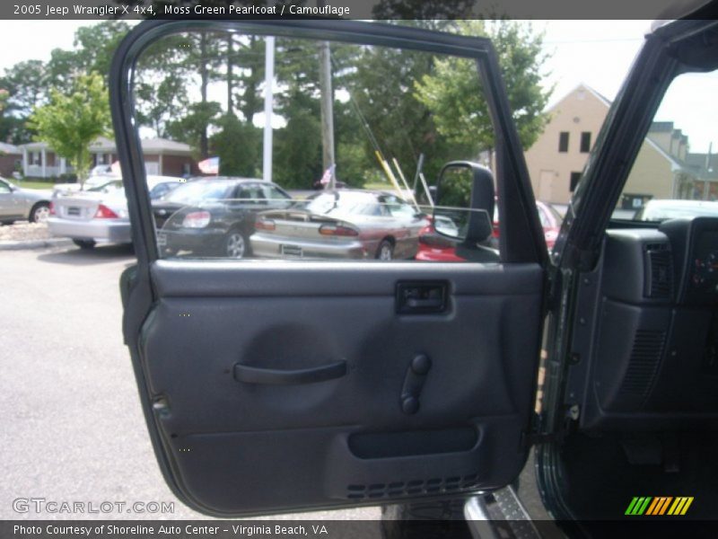 Moss Green Pearlcoat / Camouflage 2005 Jeep Wrangler X 4x4