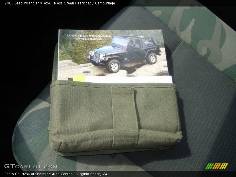 Moss Green Pearlcoat / Camouflage 2005 Jeep Wrangler X 4x4