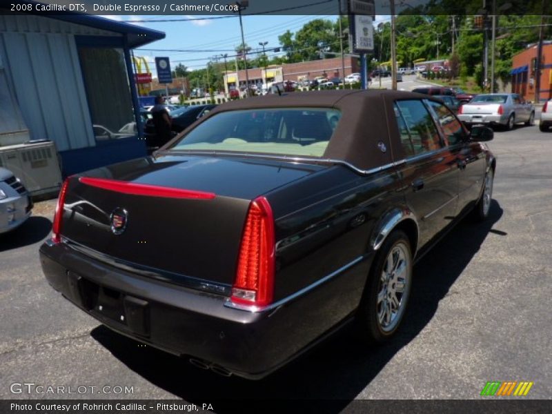 Double Espresso / Cashmere/Cocoa 2008 Cadillac DTS