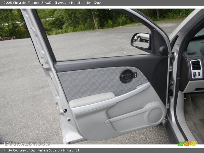 Silverstone Metallic / Light Gray 2008 Chevrolet Equinox LS AWD