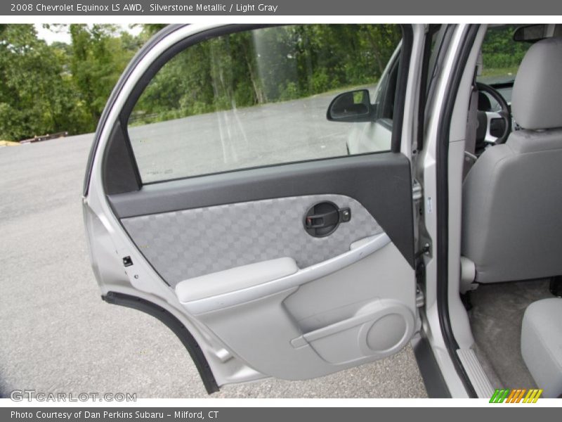 Silverstone Metallic / Light Gray 2008 Chevrolet Equinox LS AWD
