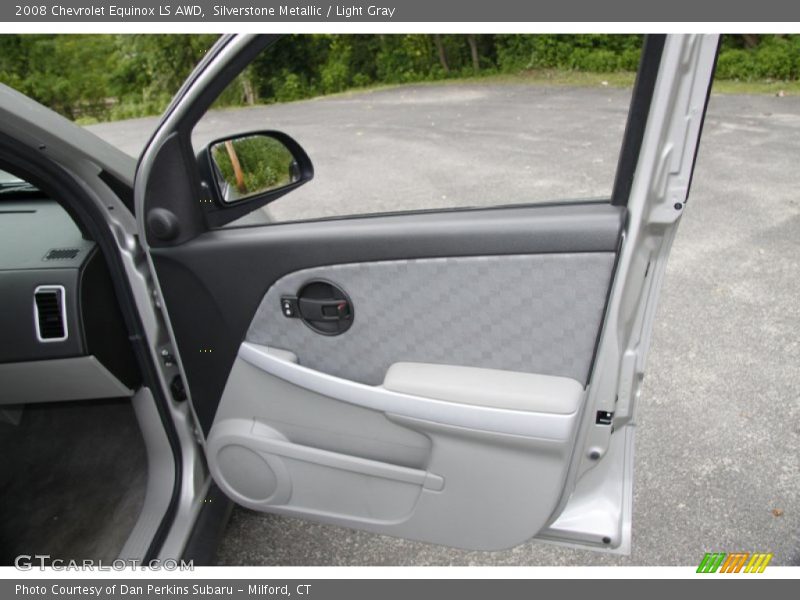 Silverstone Metallic / Light Gray 2008 Chevrolet Equinox LS AWD