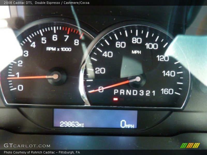 Double Espresso / Cashmere/Cocoa 2008 Cadillac DTS