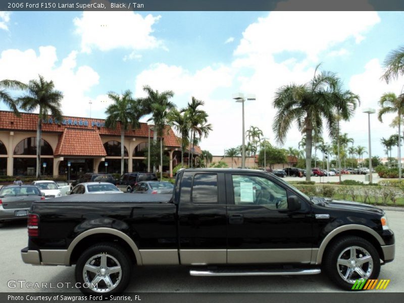 Black / Tan 2006 Ford F150 Lariat SuperCab