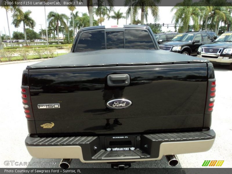 Black / Tan 2006 Ford F150 Lariat SuperCab