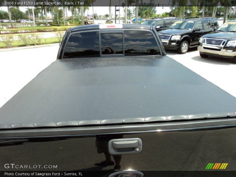 Black / Tan 2006 Ford F150 Lariat SuperCab