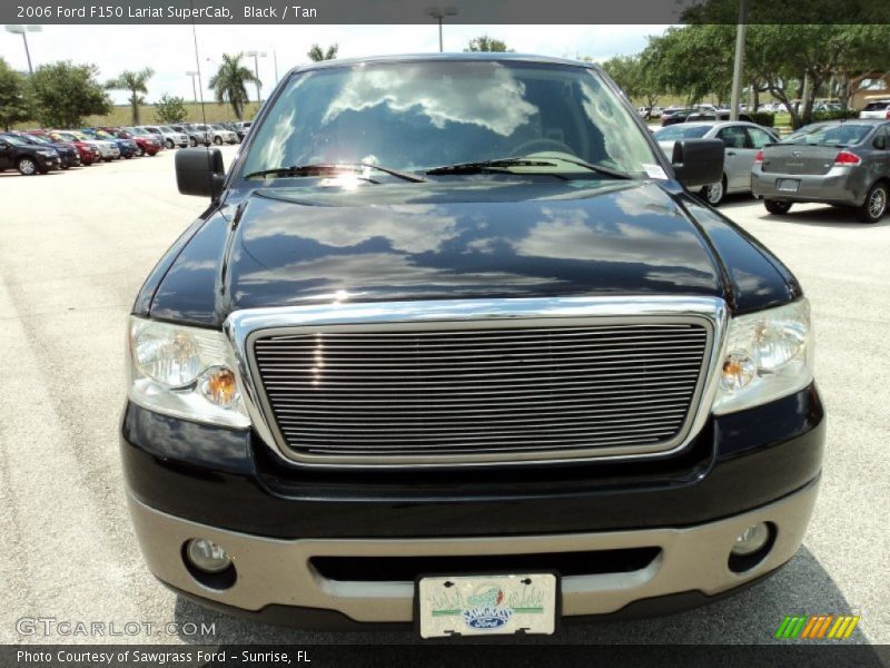 Black / Tan 2006 Ford F150 Lariat SuperCab