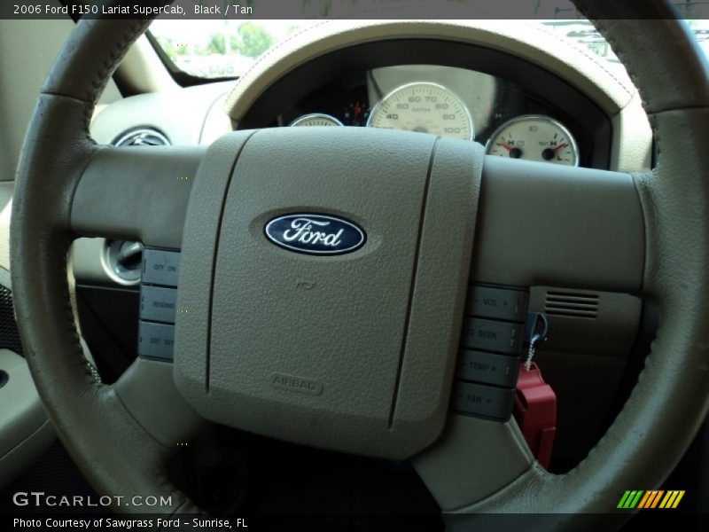Black / Tan 2006 Ford F150 Lariat SuperCab