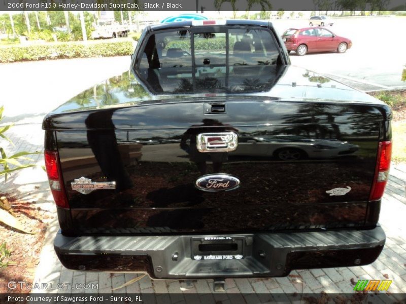 Black / Black 2006 Ford F150 Harley-Davidson SuperCab