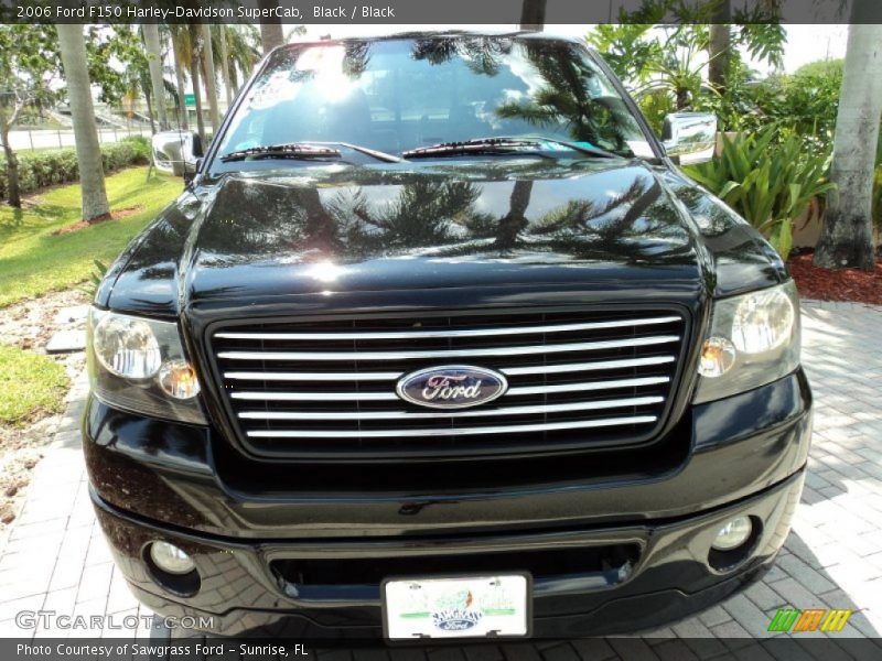 Black / Black 2006 Ford F150 Harley-Davidson SuperCab