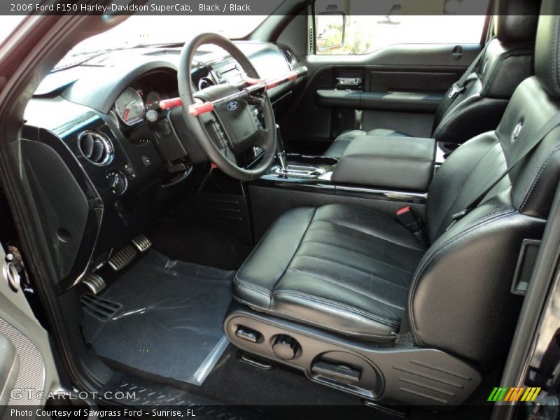  2006 F150 Harley-Davidson SuperCab Black Interior