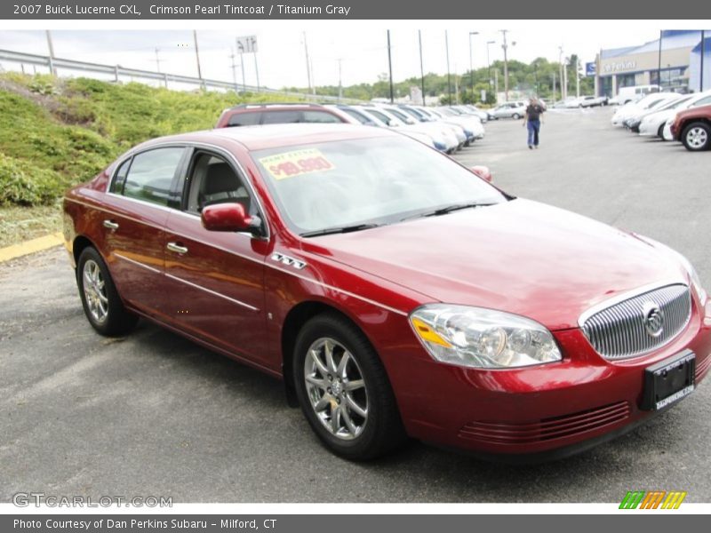 Crimson Pearl Tintcoat / Titanium Gray 2007 Buick Lucerne CXL