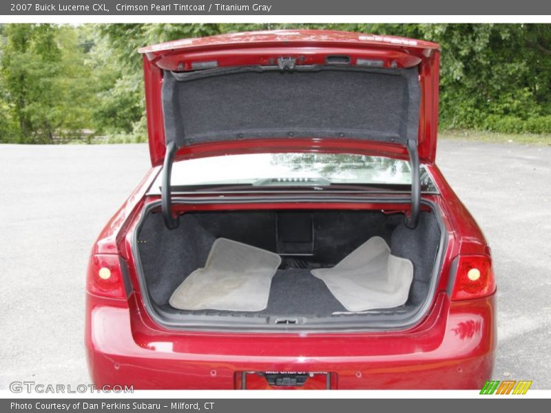 Crimson Pearl Tintcoat / Titanium Gray 2007 Buick Lucerne CXL
