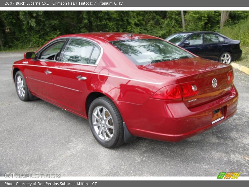 Crimson Pearl Tintcoat / Titanium Gray 2007 Buick Lucerne CXL