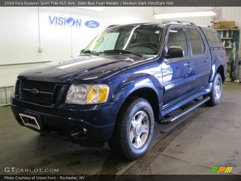 Dark Blue Pearl Metallic / Medium Dark Flint/Dark Flint 2004 Ford Explorer Sport Trac XLT 4x4