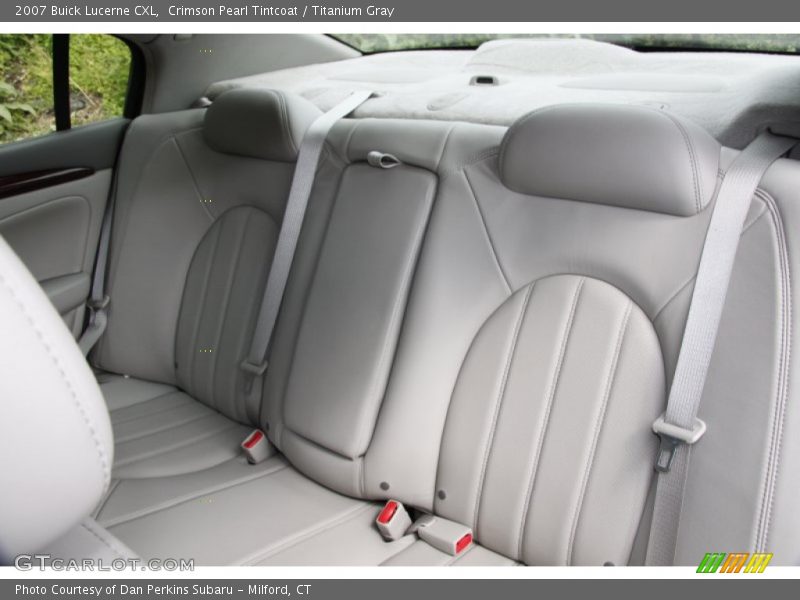 Crimson Pearl Tintcoat / Titanium Gray 2007 Buick Lucerne CXL