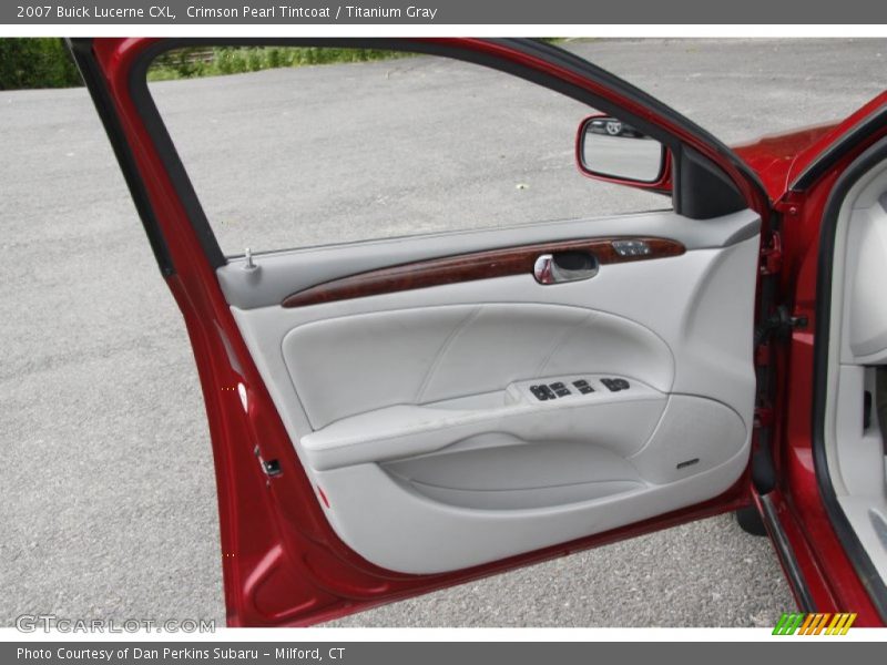 Crimson Pearl Tintcoat / Titanium Gray 2007 Buick Lucerne CXL