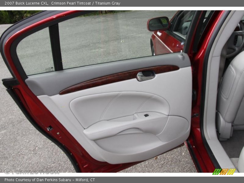 Crimson Pearl Tintcoat / Titanium Gray 2007 Buick Lucerne CXL