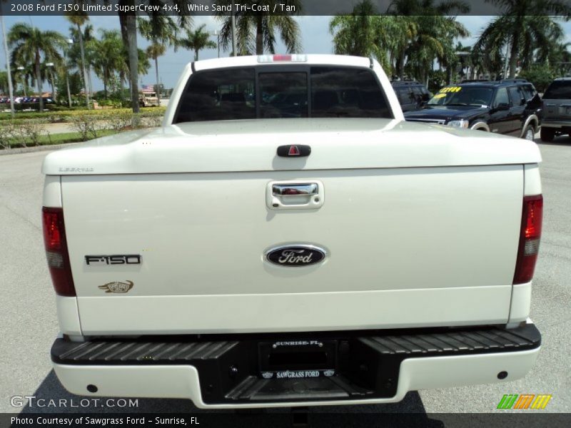 White Sand Tri-Coat / Tan 2008 Ford F150 Limited SuperCrew 4x4