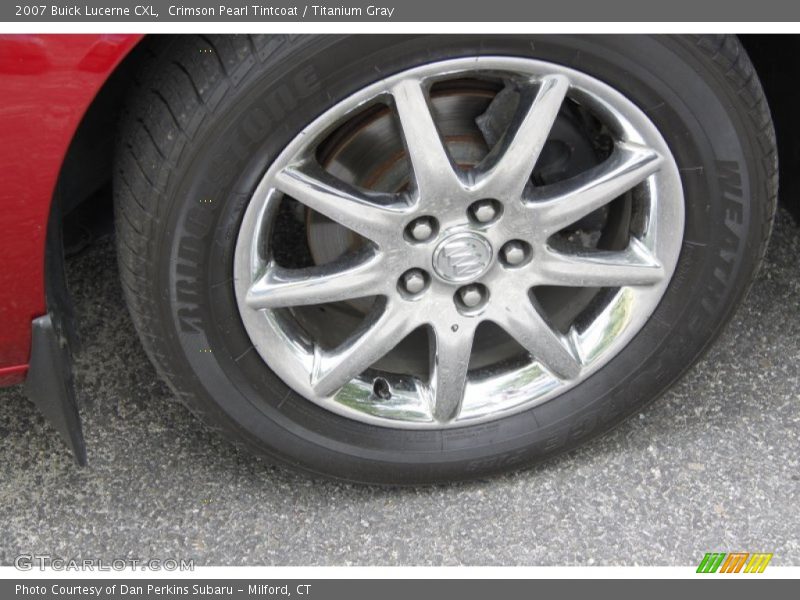 Crimson Pearl Tintcoat / Titanium Gray 2007 Buick Lucerne CXL
