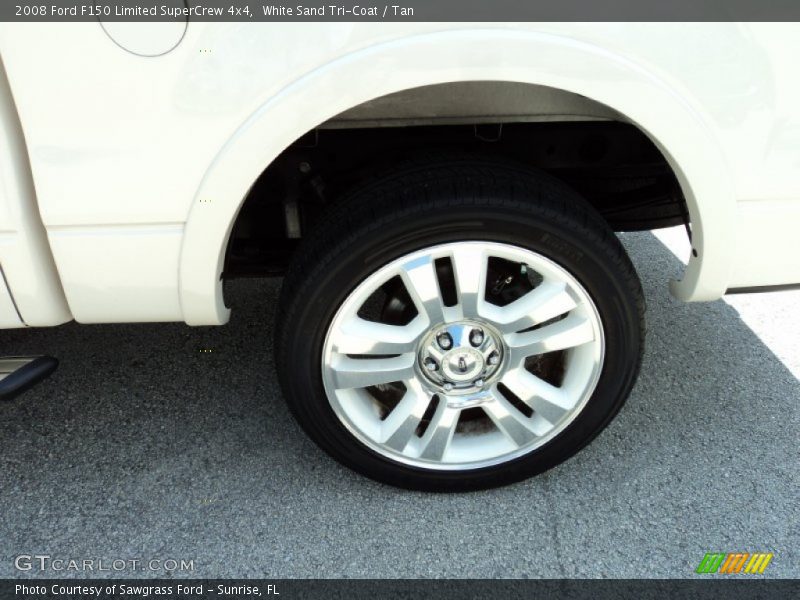 White Sand Tri-Coat / Tan 2008 Ford F150 Limited SuperCrew 4x4