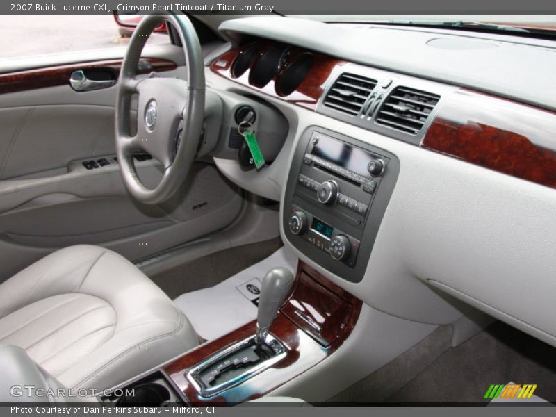 Crimson Pearl Tintcoat / Titanium Gray 2007 Buick Lucerne CXL