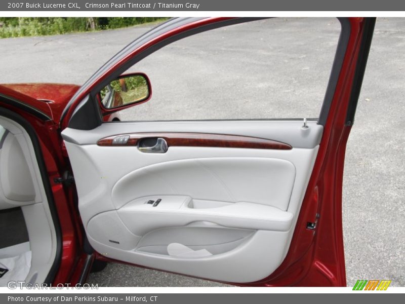 Crimson Pearl Tintcoat / Titanium Gray 2007 Buick Lucerne CXL