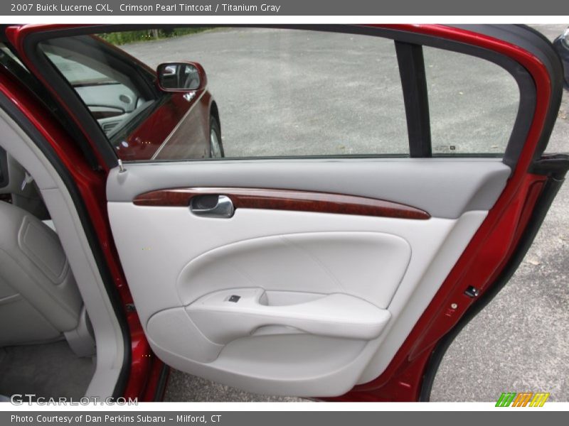 Crimson Pearl Tintcoat / Titanium Gray 2007 Buick Lucerne CXL